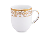 Golden Glory Big Coffee Mug Set of 2pc