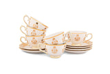 JANNAT - 12 PC. CUP & SAUCER