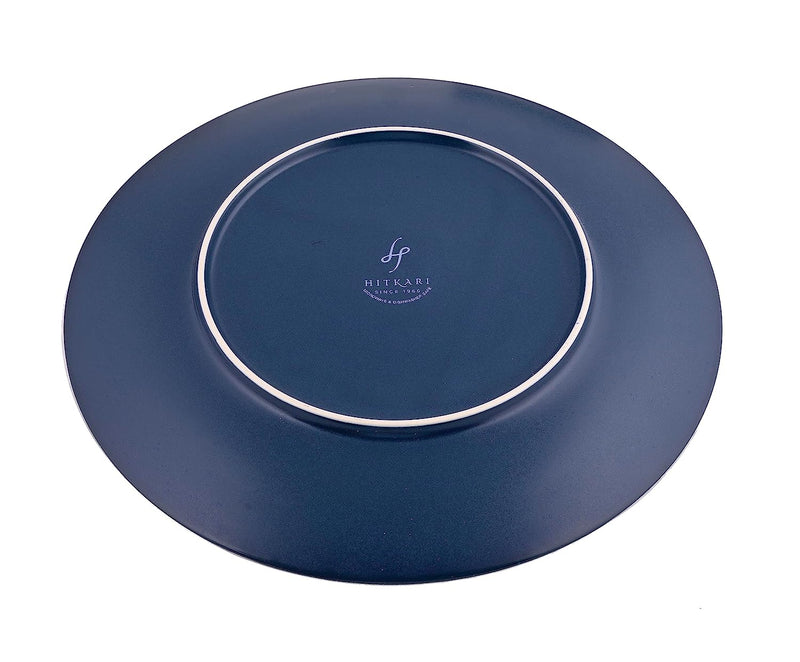 CINNAFLOWER INDIGO Side Plate Set Of 6