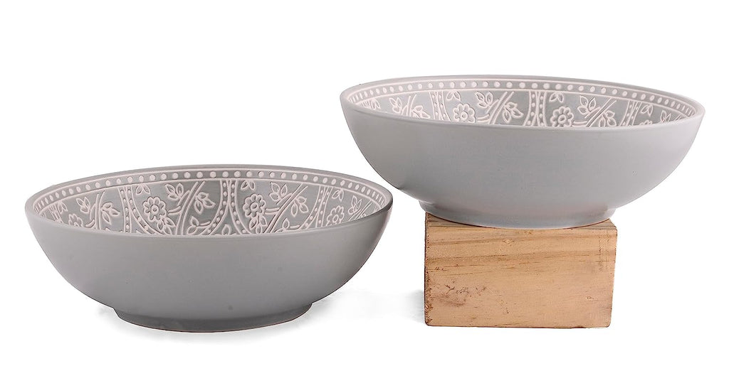 Grey clearance serving bowl