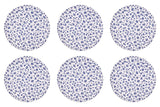 NOEY BLUE SIDE Plate Set Of 6 Pc.