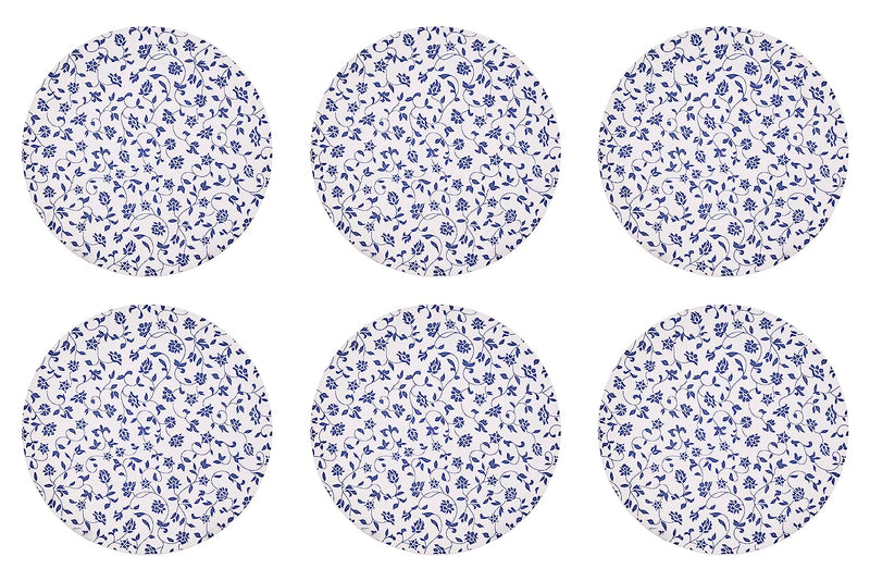 NOEY BLUE SIDE Plate Set Of 6 Pc.