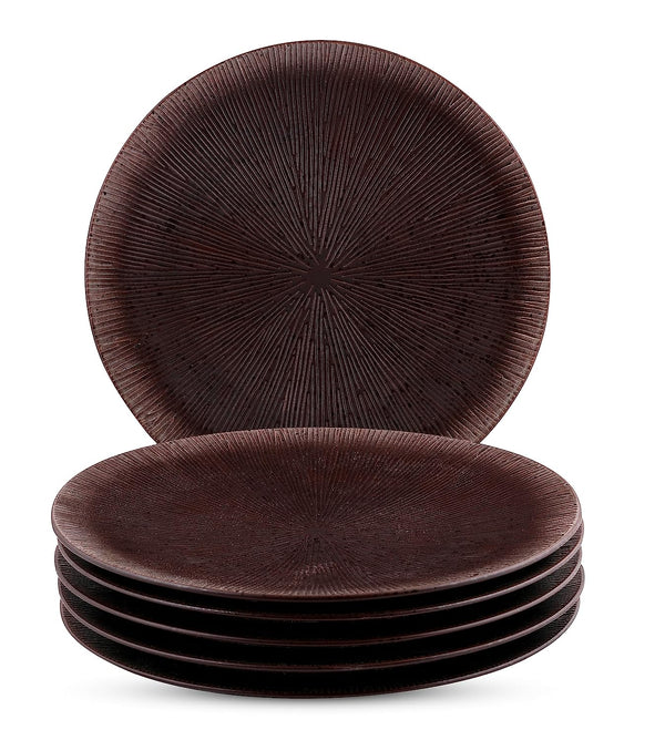 Rustic Brown Side Plate Set of 6 PC