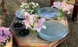 Hitkari Porcelain Grey Night 33 Pc. Dinner Set for 6|for Home & Kitchen | Material: Porcelain |Glazed Dinner Service for 6| 33-Pices, Glaze,Grey Night| Microweb Safe & Dishwasher Safe…