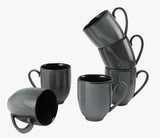 GREY NIGHT COFFEE MUGS SET OF 6