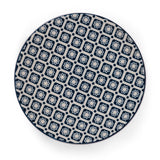Hitkari Porcelain Cinnaflower Indigo 8 Full Plate & Side Plate