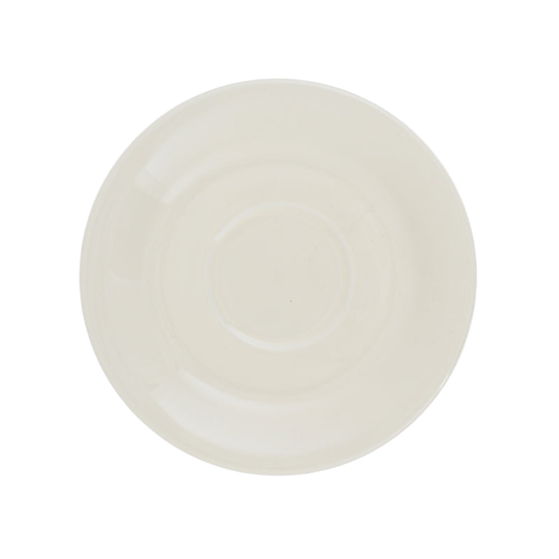 Hitkari Basics Ivory Glossy Porcelain Cup and Saucer Set | 190ml Elegant Tea & Coffee Set of 12 | Ideal Gift for Housewarming & Festivals