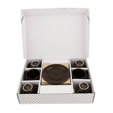 Hitkari Basics Brown Glossy Porcelain Cup and Saucer Set | 190ml Elegant Tea & Coffee Set of 12 | Ideal Gift for Housewarming & Festivals