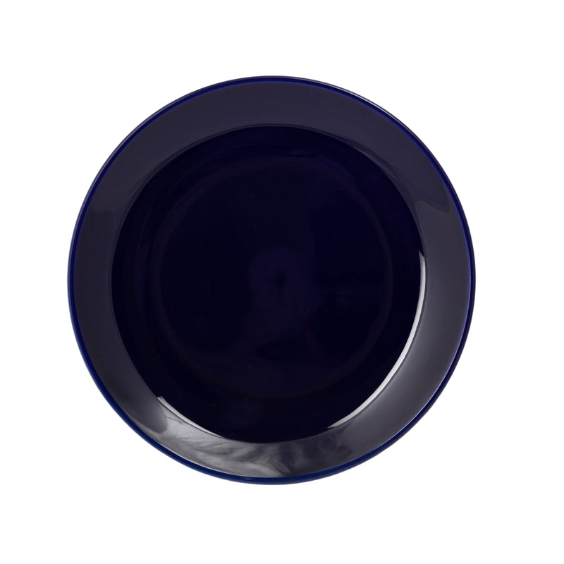 Hitkari Basics Glossy Cobalt 21 Pcs Porcelain Dinner Set | Premium Dinnerware for 4 People