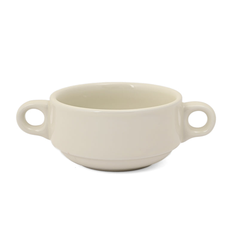 Hitkari Basics Porcelain Glossy Ivory Dinner Set 33 Pcs | Elegant Dinnerware for Home & Gifting