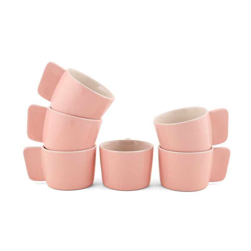Cups Set of 6pc. M1 - LIGHT PINK