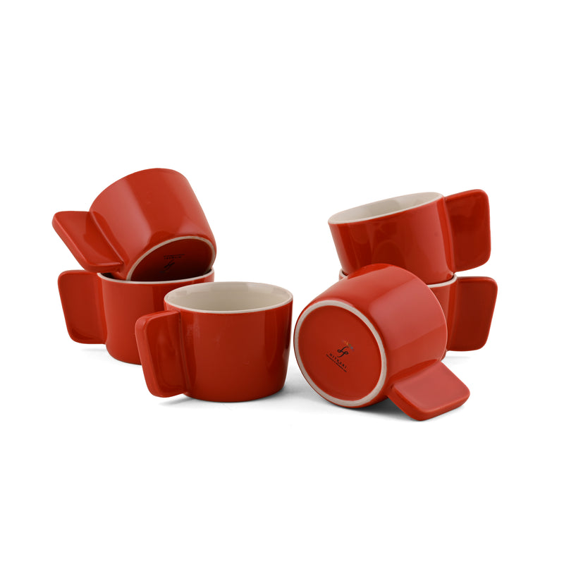 Cups Set of 6pc. M1 - RED
