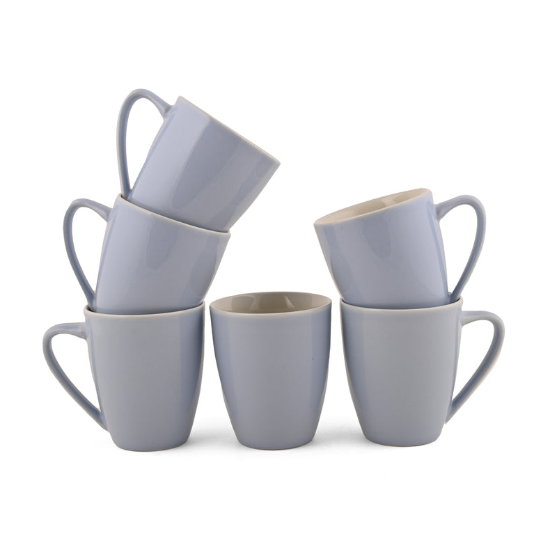 Coffee Mugs Set of 6pc. M2 - LIGHT BLUE