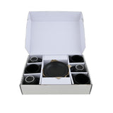 Cup & Saucer Set of 12pc. CS2 - MATTE BLACK
