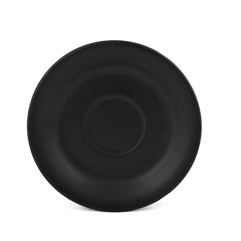 Cup & Saucer Set of 12pc. CS2 - MATTE BLACK