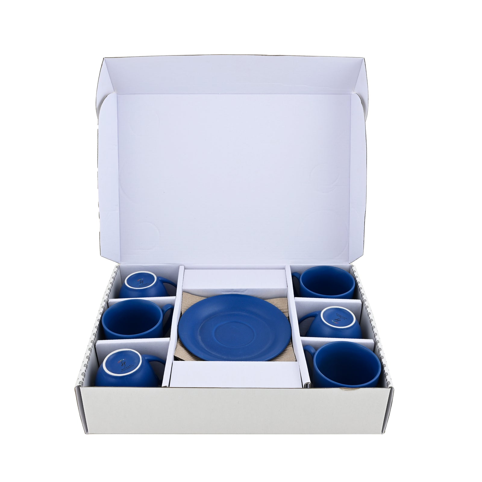 Cup & Saucer Set of 12pc. CS2 -MATTE NAVY – Hitkari Potteries