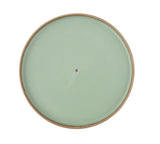 Crackled Green Matt 2 - Tier Cake Plate