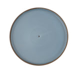 Crackled Blue Matt 2 - Tier Cake Plate