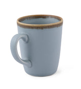 Crackled Blue Matte COFFEE MUGS SET OF 6