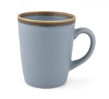 Crackled Blue Matte COFFEE MUGS SET OF 6