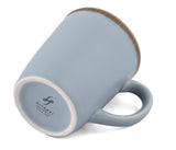 Crackled Blue Matte COFFEE MUGS SET OF 6
