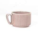 Hitkari Copper-Wash Porcelain Tea Cup & Saucer Set of 6 – Luxury Finish, Microwave & Dishwasher Safe