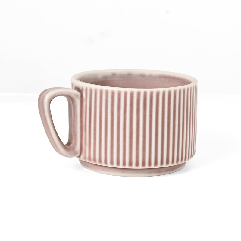 Hitkari Copper-Wash Porcelain Tea Cup & Saucer Set of 6 – Luxury Finish, Microwave & Dishwasher Safe