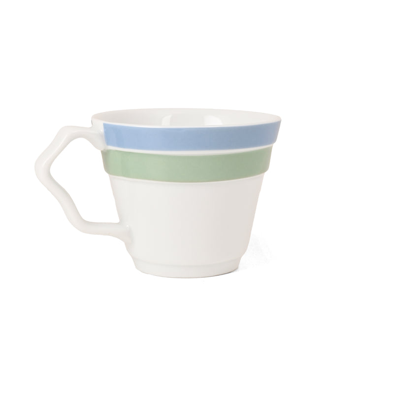 Hitkari Zoraida Porcelain Tea Cup & Saucer Set of 6 – Elegant Luxury Finish, Microwave & Dishwasher Safe