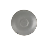 Hitkari Grey Matt Porcelain Cup & Saucer Set of 6 – Premium Matte Finish, Microwave & Dishwasher Safe