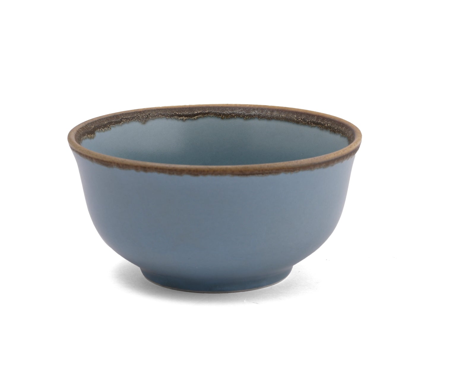 Crackled Matte Blue Glaze 33-Piece Porcelain Dinner Set – Modern