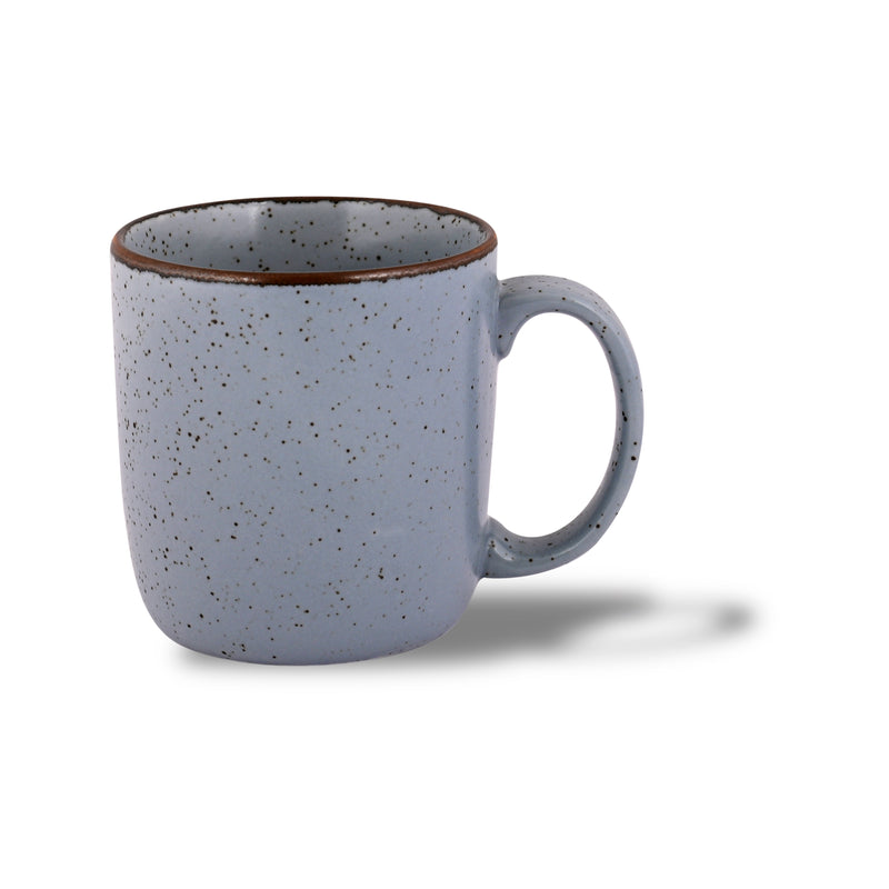 MATT GREY SKY COFFEE MUGS SET OF 6 (SL-04)