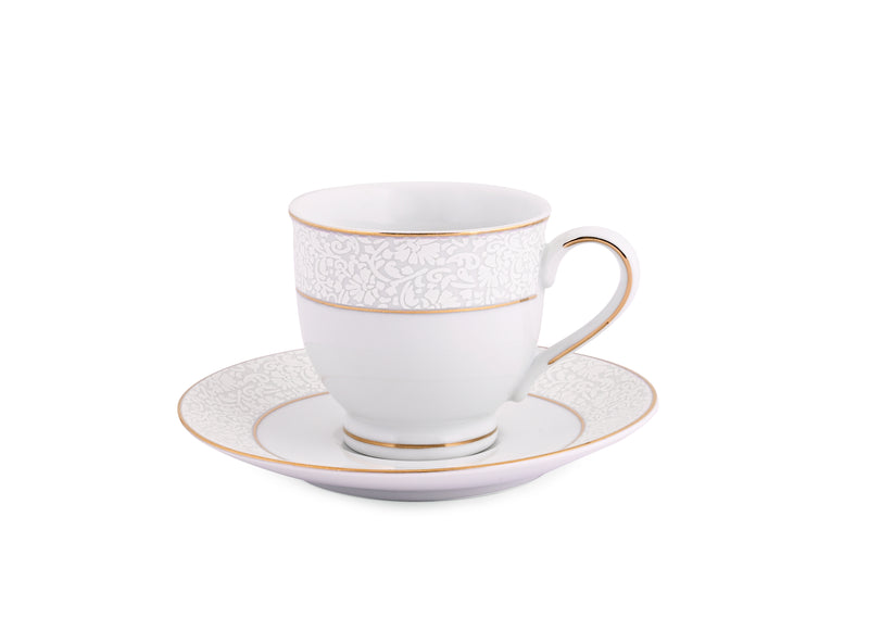 12222 GL Cup & Saucer Set of 12pcs