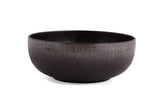 Hitkari Porcelain Rustic Brown 1 Serving Bowl With 8 Veg Bowl And 4 Full Plate