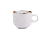 White Sparkle - 12 PC. CUP AND SAUCER SET (AP - 102)