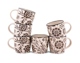 SULUR  GREY - 6 PC. MUG SET