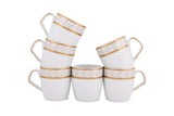 Rainbow Gold COFFEE MUGS SET OF 6