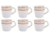 RAINBOW GOLD Coffee Mug 6 PC.