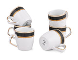 Black Velvet coffee mug set of 6 pc