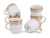 Golden Glory COFFEE MUGS SET OF 6