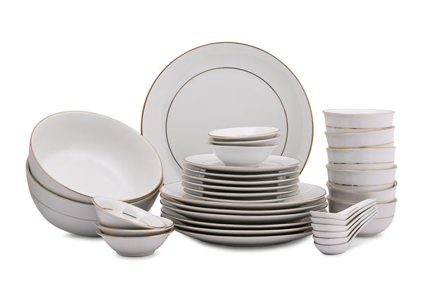 16226 GL - 33 PC. DINNER SET (COUPE SHAPE)