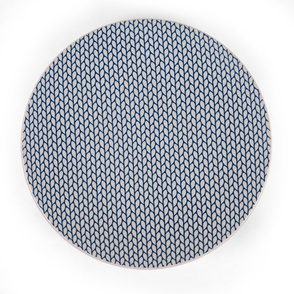 Dew Blue Rice Plate Set of 1 PC.