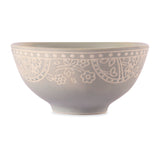 Hitkari Porcelain Mila Light Grey 4 Sied Plate With 4 Veg Bowl And 4 Full Plate