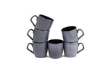 GREY NIGHT COFFEE MUGS SET OF 6