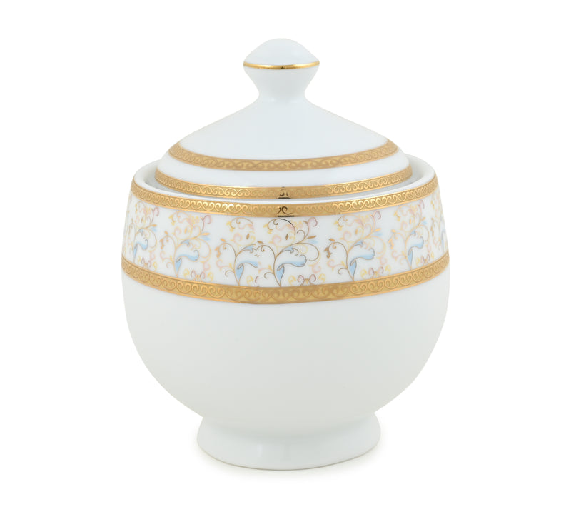 Hitkari Porcelain Rainbow Gold Tea Set 17 Pc.