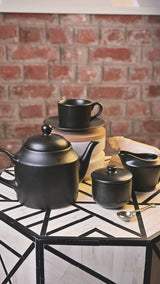 Tea Set OF 17pc. TS1 - MATTE BLACK