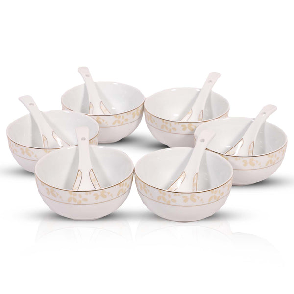 16224C Soup Bowl 6PC & Soup Spoon 6 PC