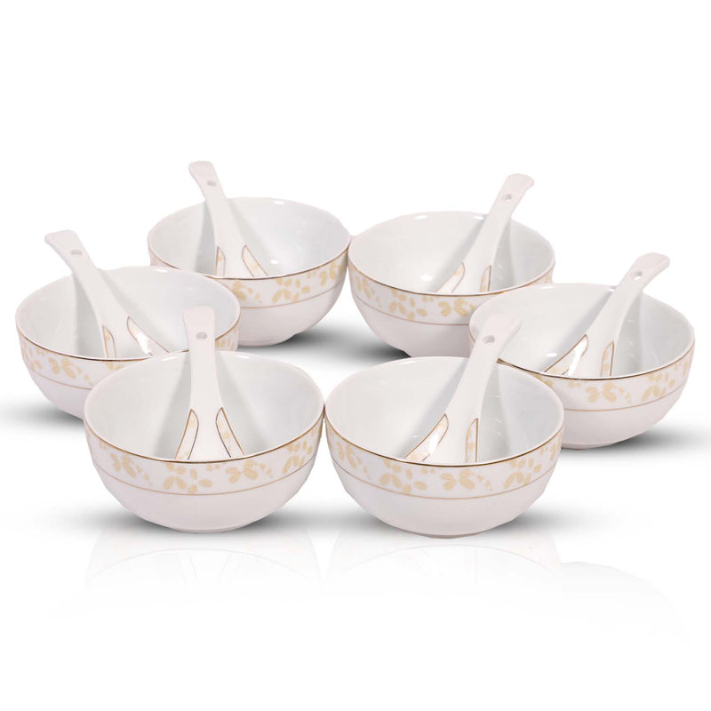 16224C Soup Bowl 6PC & Soup Spoon 6 PC
