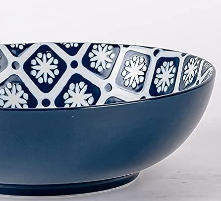 Cinnaflower Indigo Serving Bowl 2 PC