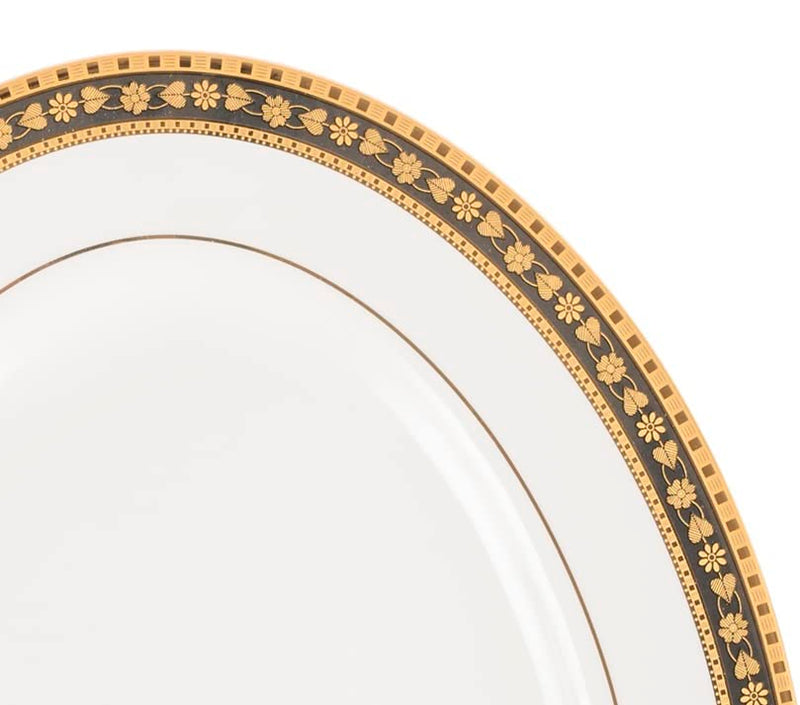 11545(Gold) Rice Plate Set of 1 Pc