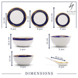 11471 - 33 PC. DINNER SET